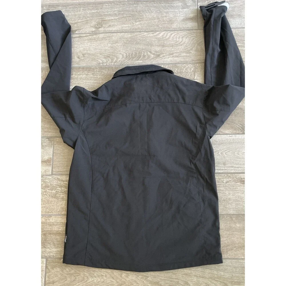 Matterhorn softshell jacket mens xl black windbreaker waterproof EUC